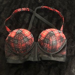 Plaid Victoria’s Secret bombshell bra